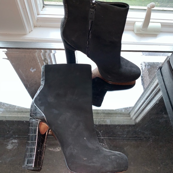 Leather Booties - Picture 1 of 2